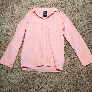 boys size 10 long sleeve izod button down shirt